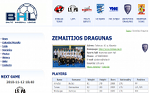 Baltijas Handbola līgas mājas lapa